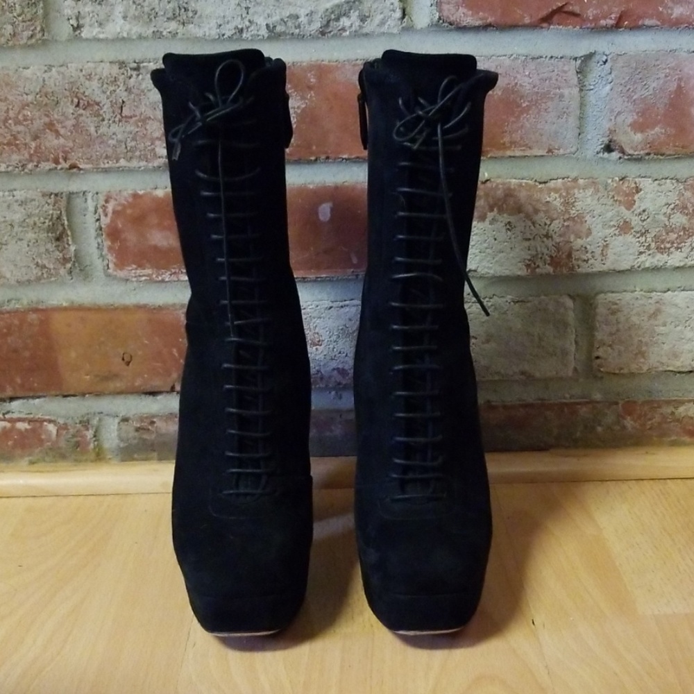 Miu Miu platform boots